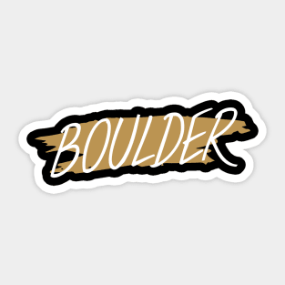 Boulder Sticker